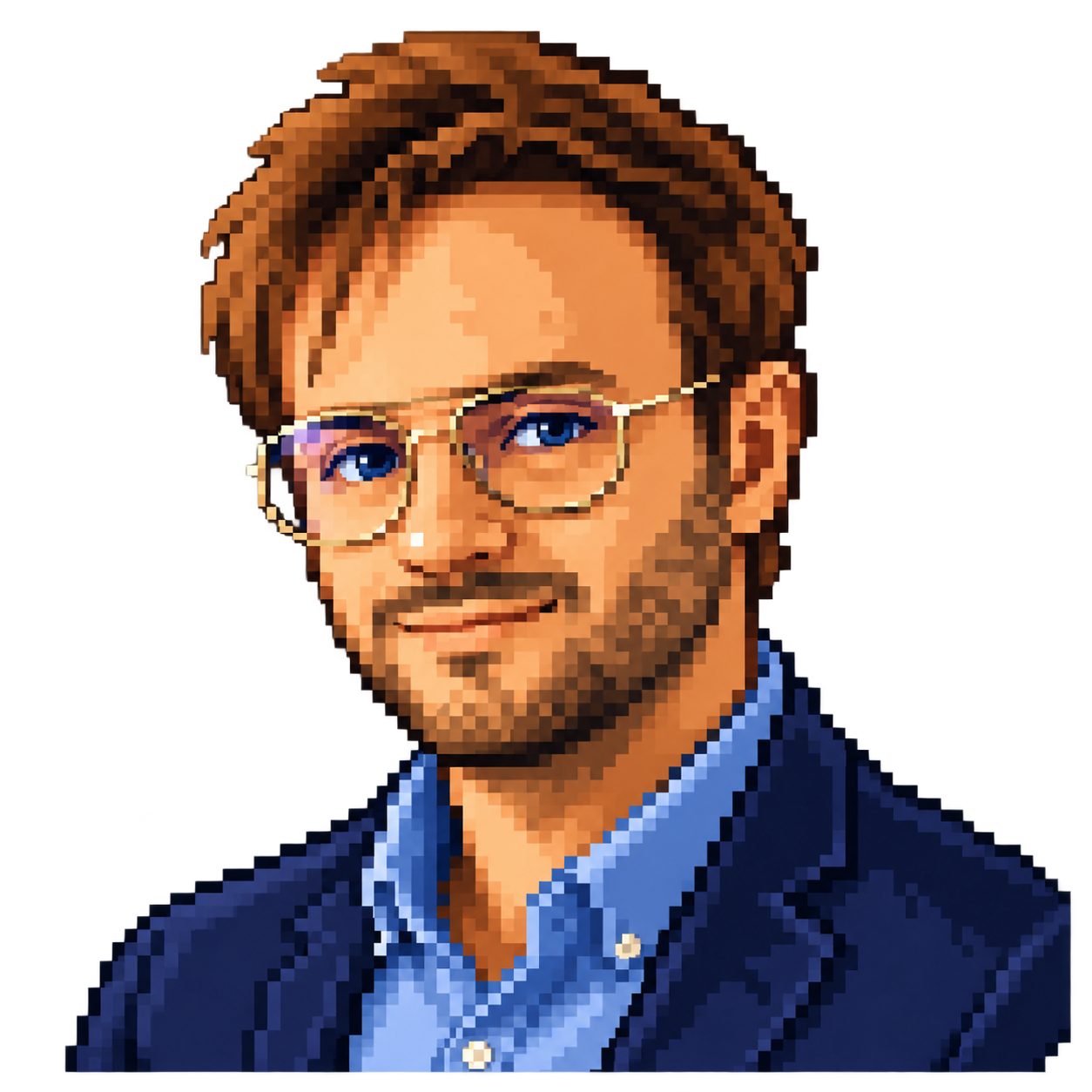 Luca Mastroianni pixel portrait